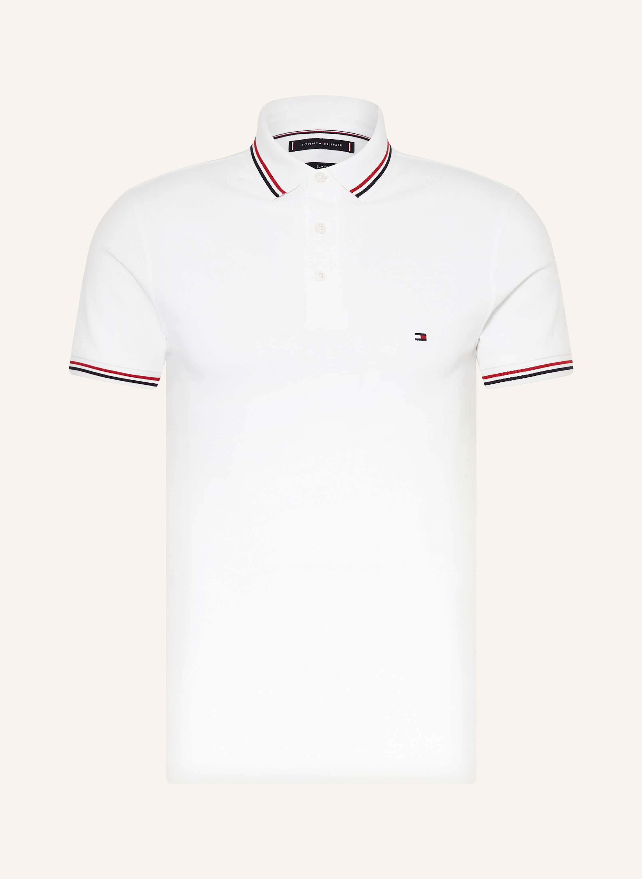 TOMMY HILFIGER Pique-Poloshirt TIPPED Slim Fit