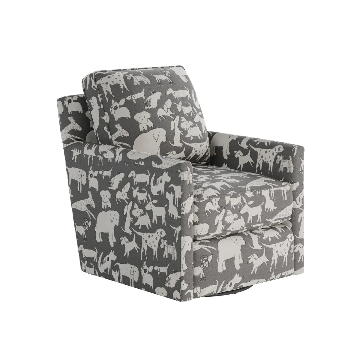 Doggie Graphite Swivel Glider