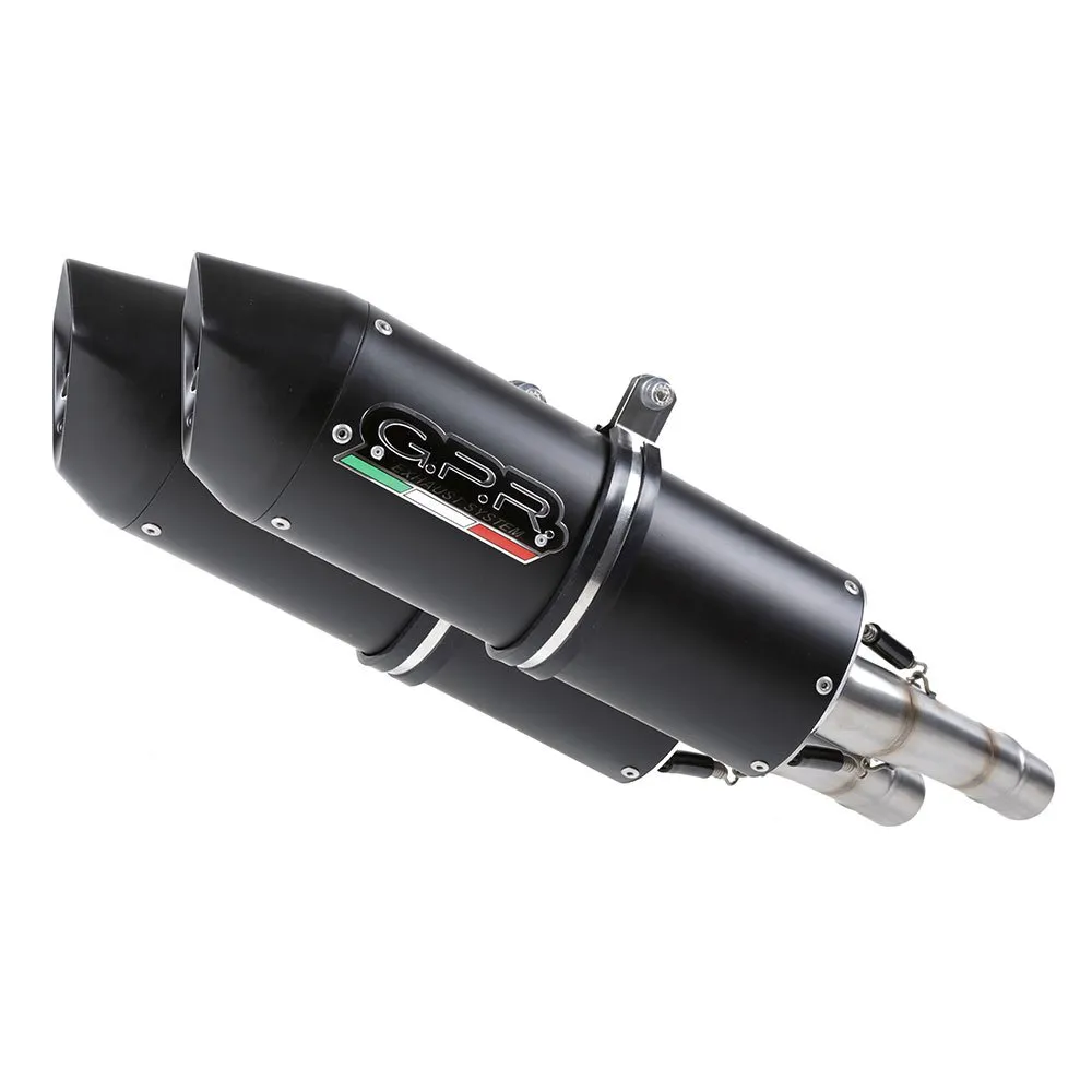GPR Exhaust Systems Furore Dual Yamaha MT-03 660 06-13 CAT Homologated Slip On Muffler