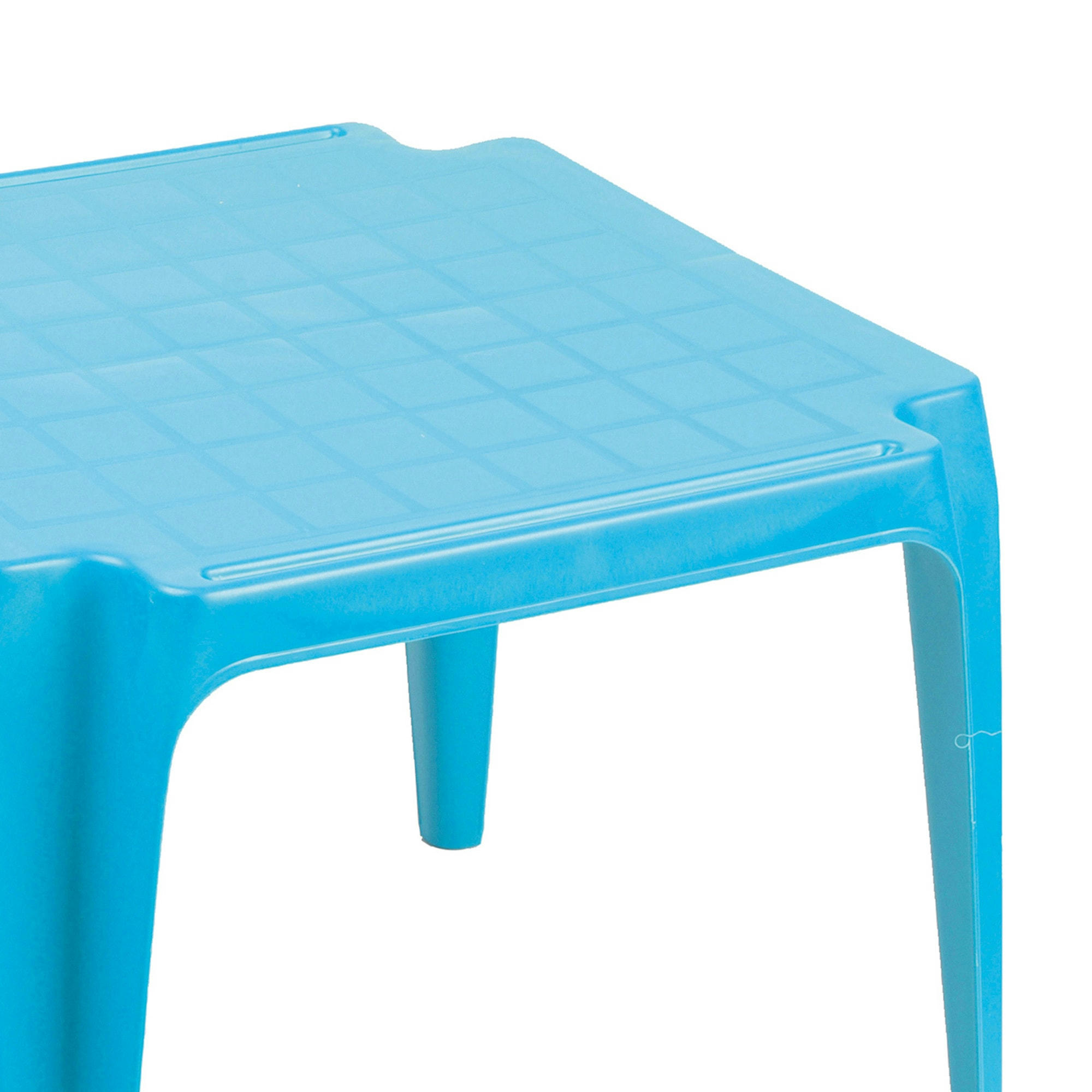 - Table de jardin pour enfant plastique bleu