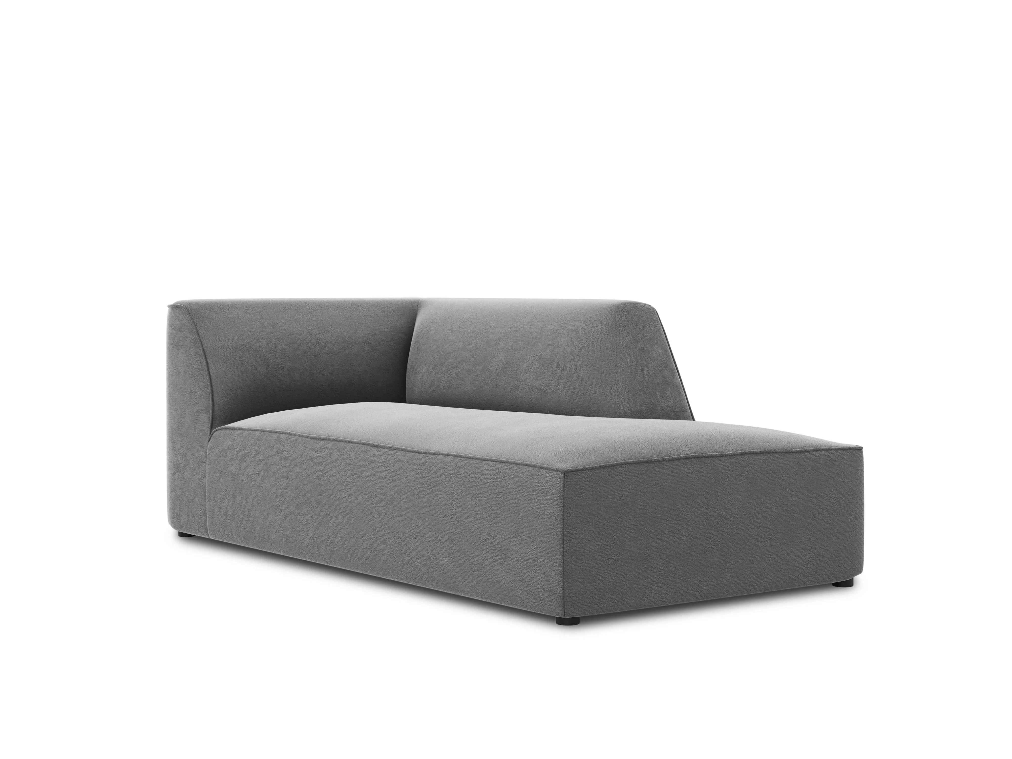 Chaise longue Sao velvet rechts