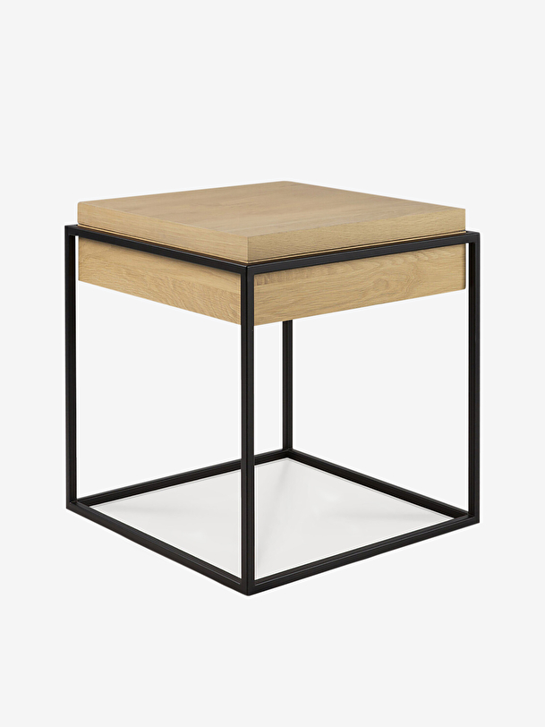 Table de chevet monolit - ethnicraft chene clair