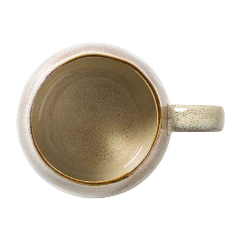 Mok bol reactive glaze - bruin - 480 ml