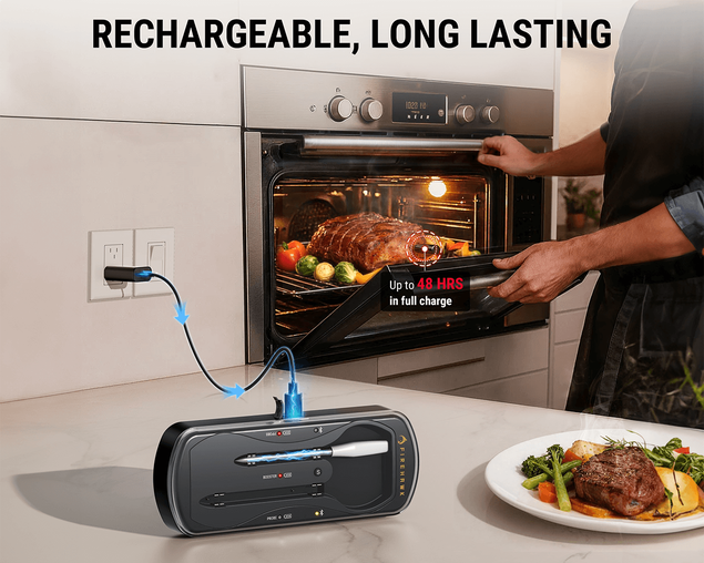 Firehawk Dual Wireless Meat Probe Thermometer