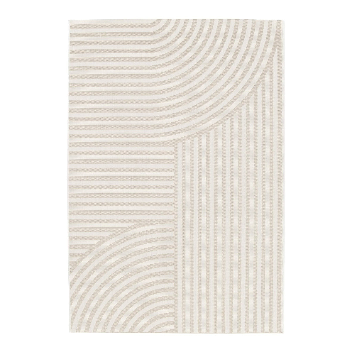 AFK Living vloerkleed Ondine - voor binnen en buiten - beige - 120 x 170 cm