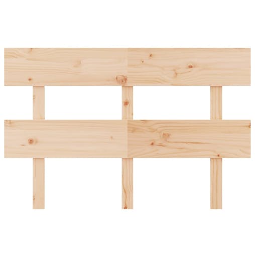 NNEVL Bed Headboard 184x3x81 cm Solid Wood Pine