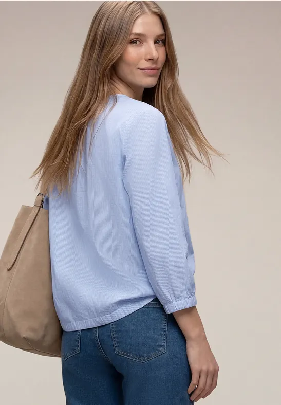 3/4-Arm Bluse mit  Streifen