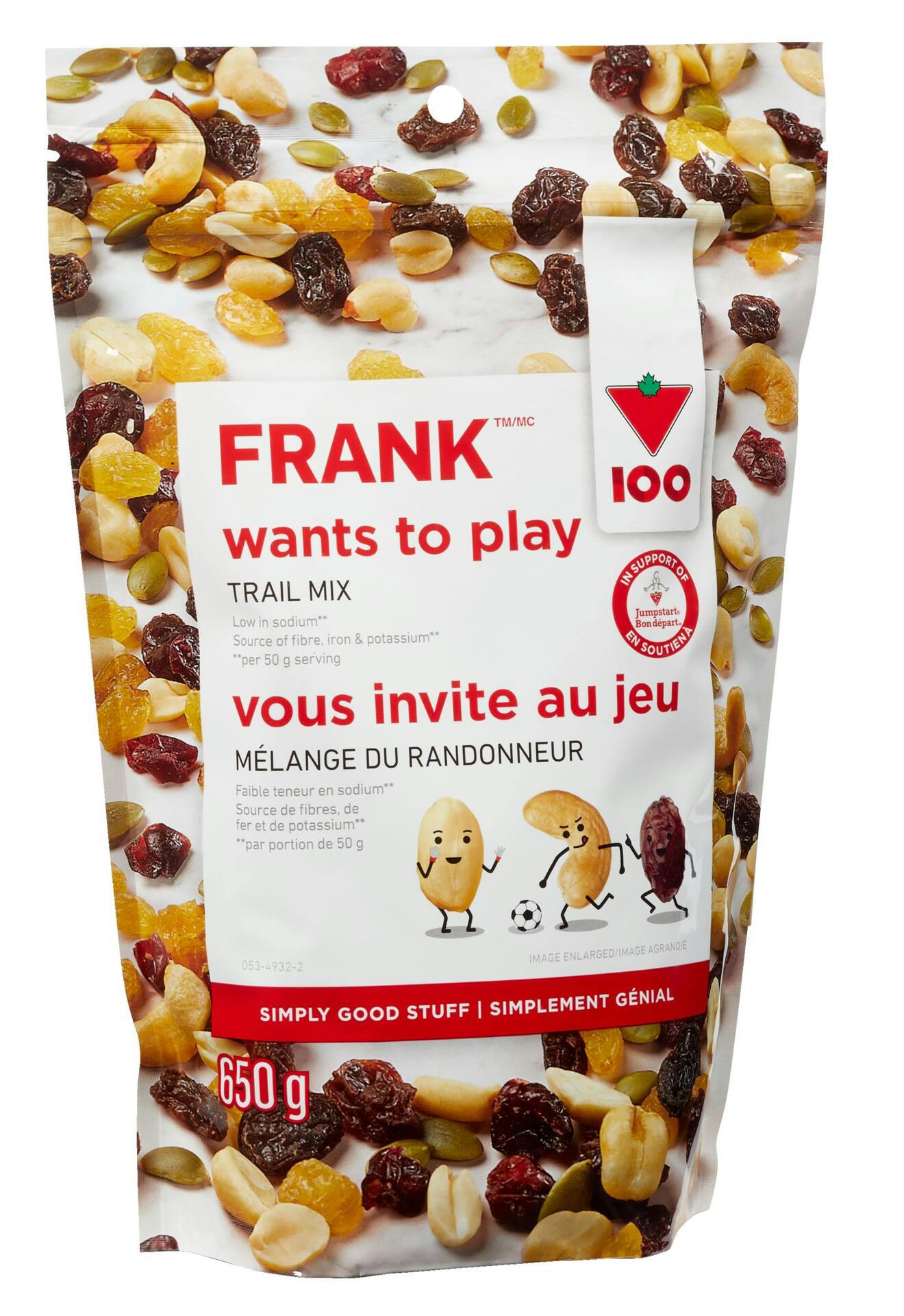FRANK Jumpstart Trail Mix, 650-g