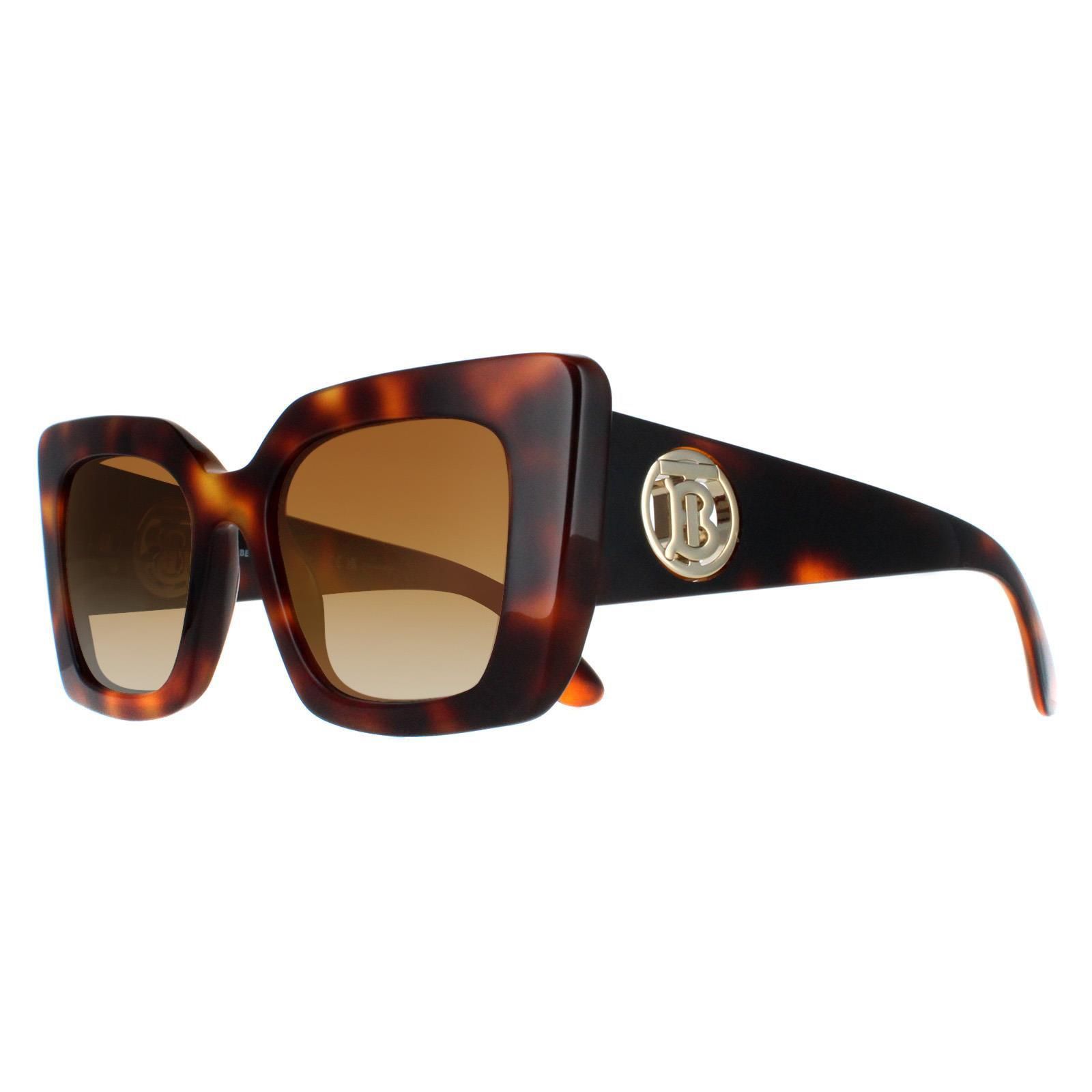 Burberry Cat Eye Light Havana Brown Gradient Polarized BE4344 Daisy