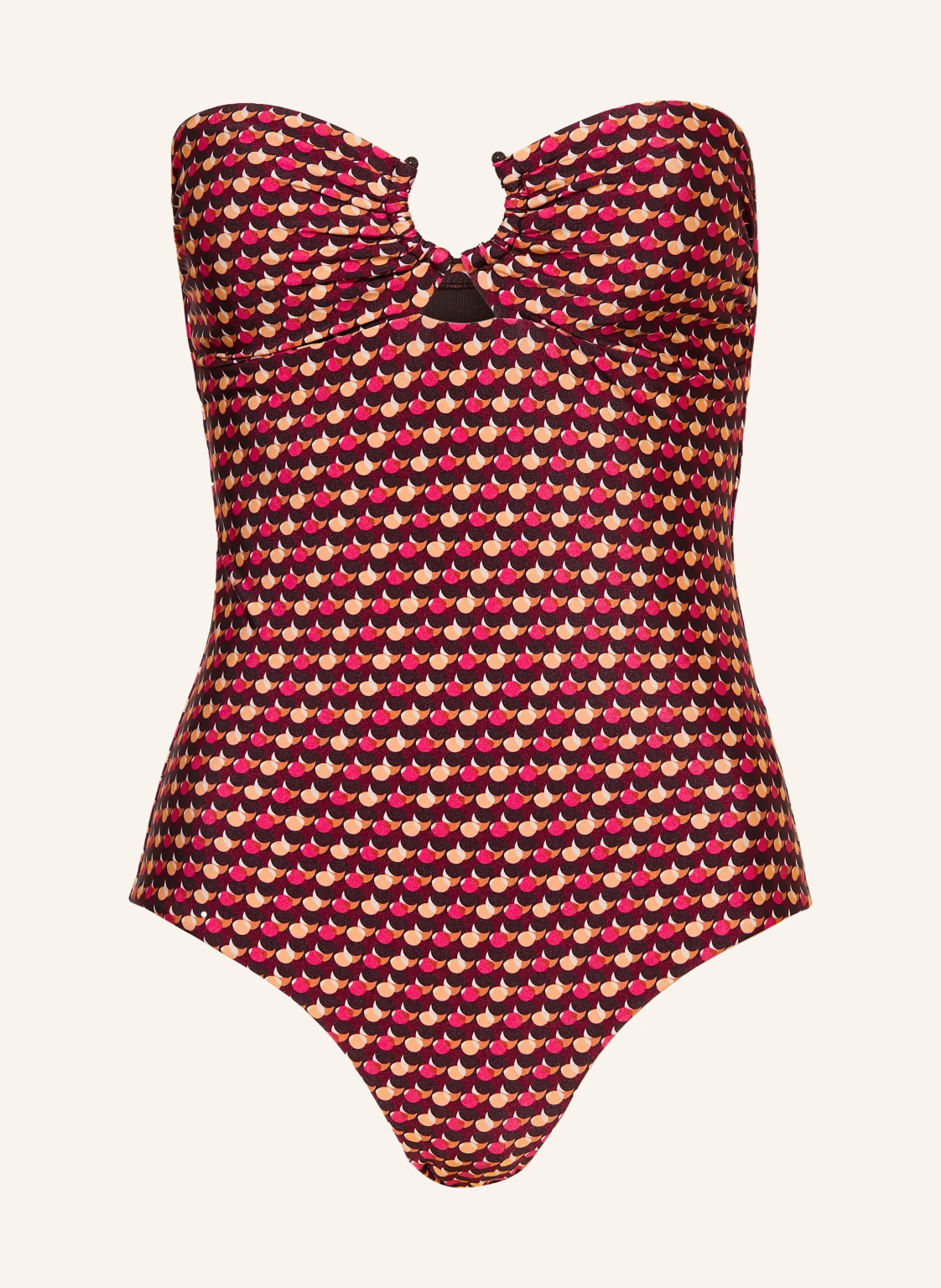 JETS Australia Bandeau-Badeanzug COCO GEO mit Cut-out