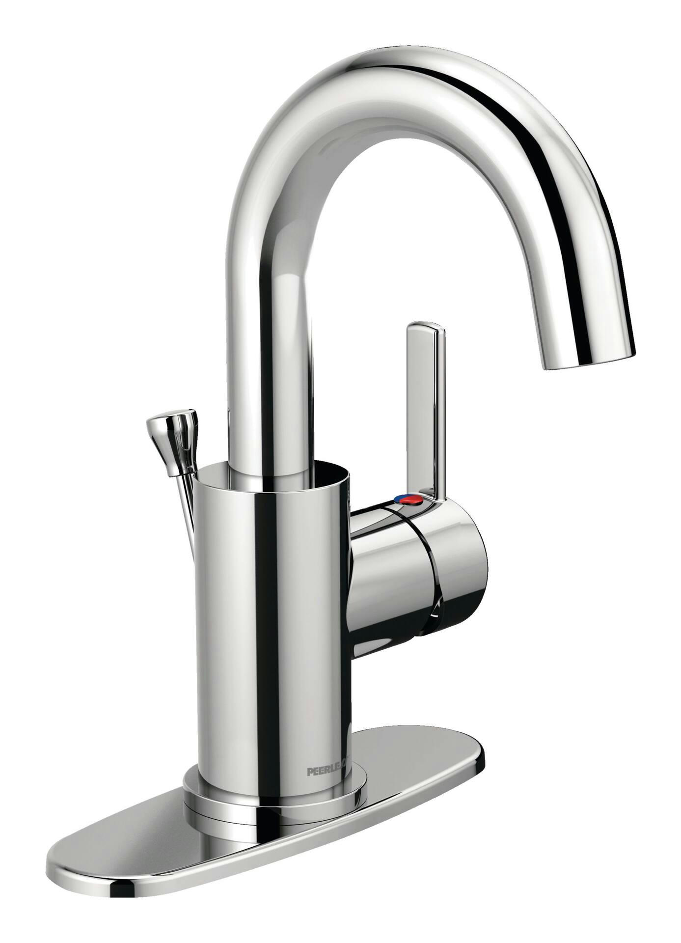 Peerless® Precept Single Handle Single Hole Bathroom Sink Faucet, WaterSense® Certified, Chrome