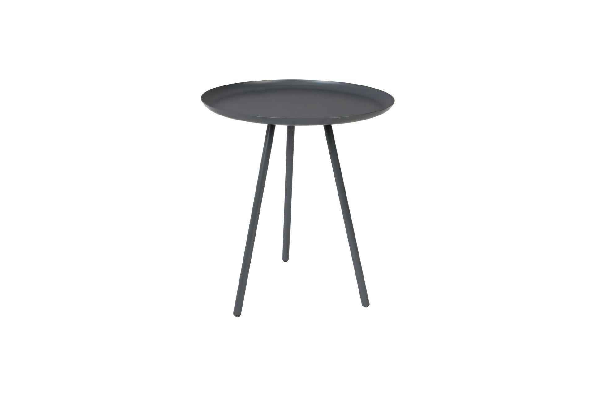 FROST - Table d'appoint en métal gris