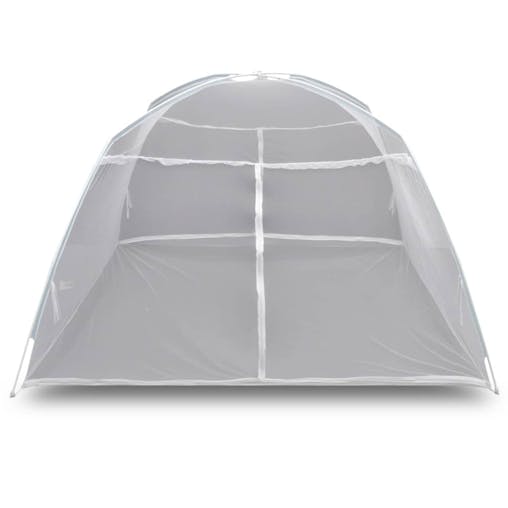 NNEVL Camping Tent 200x150x145 cm Fiberglass White