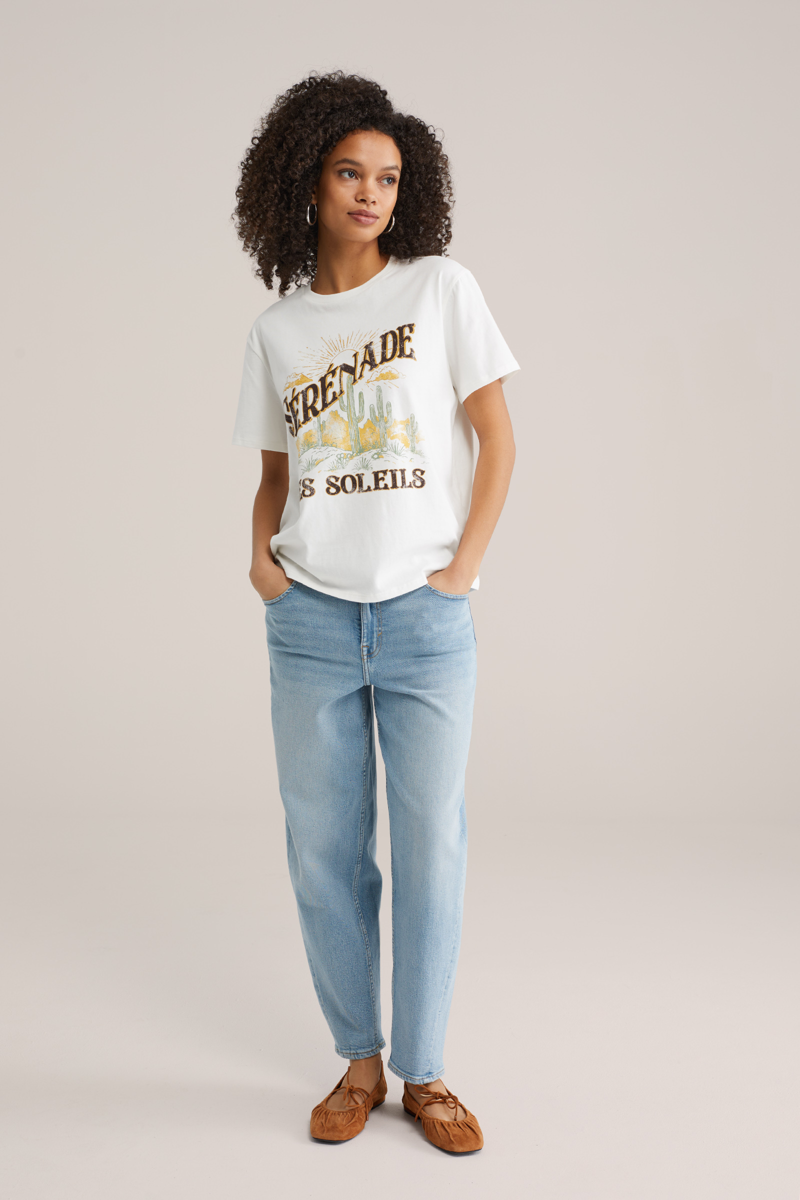 Dames T-shirt met print