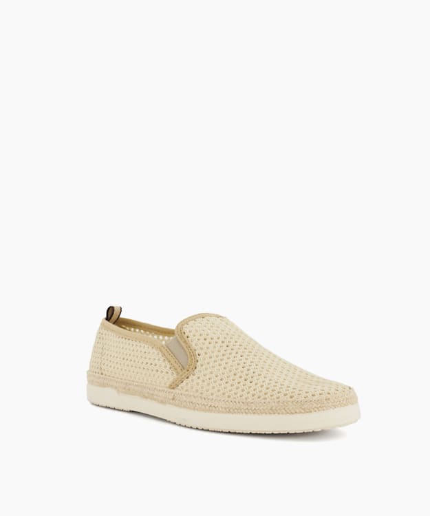 Fisherr Beige - Perforated Casual Espadrilles