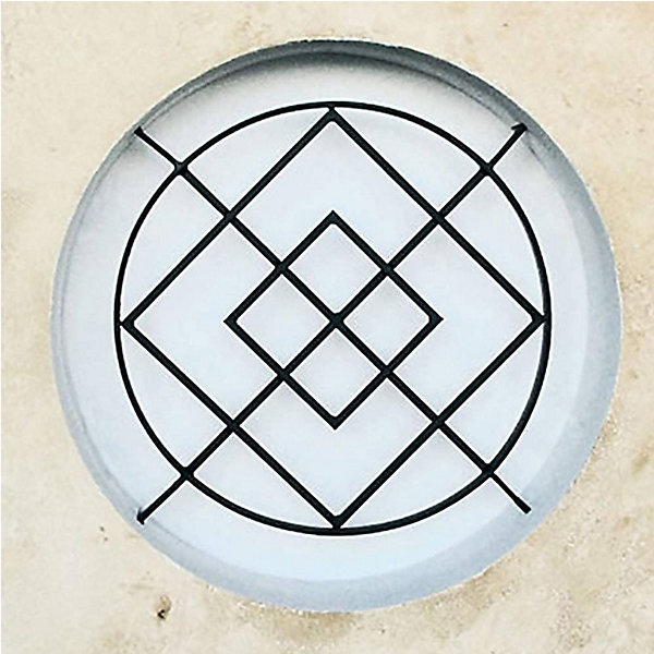 Grille de Defense Aquitaine diametre 100 cm pour Fenetre ronde (côte tableau)