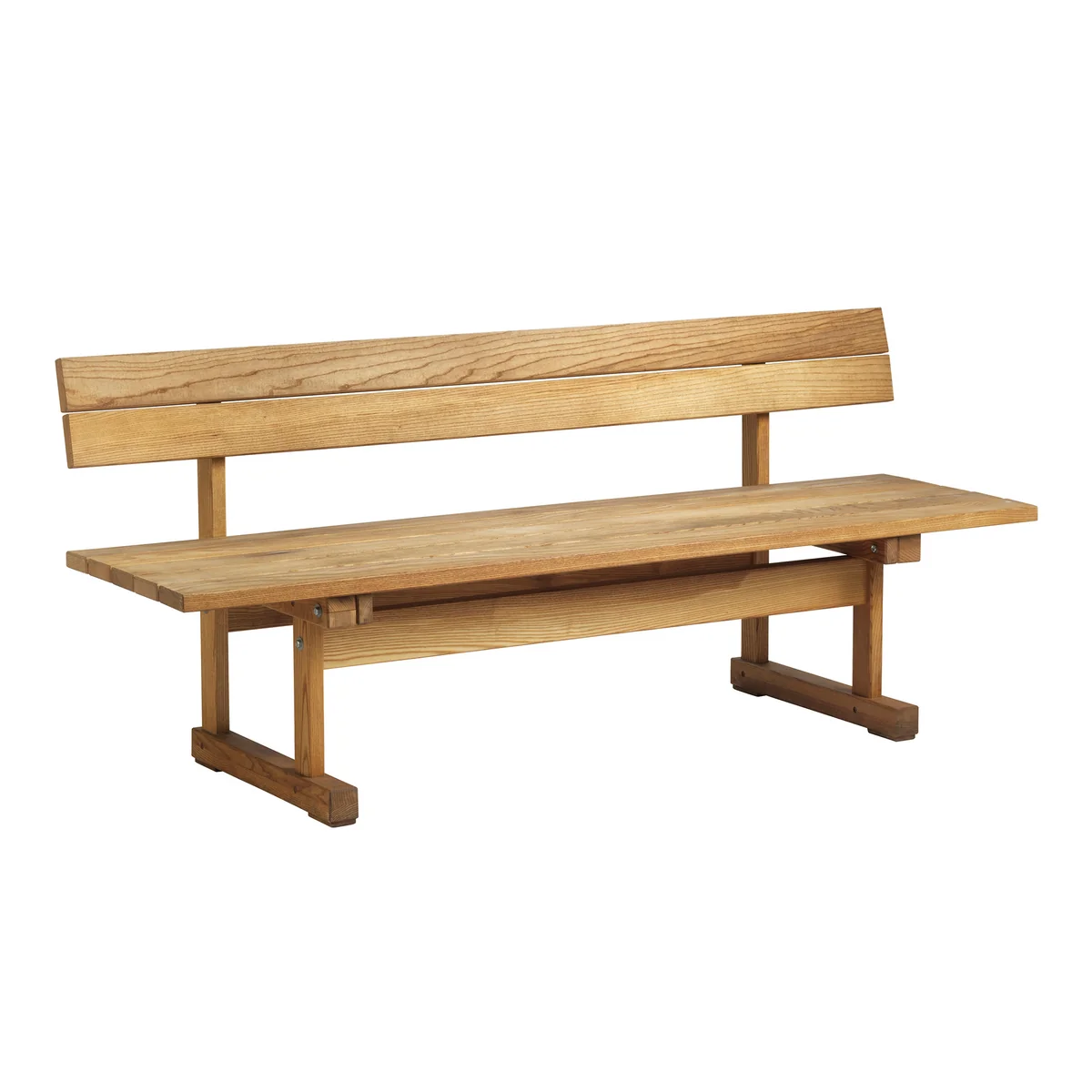 FDB Møbler - M16 Gartenbank 56,5 x 180 cm, Esche natur geölt