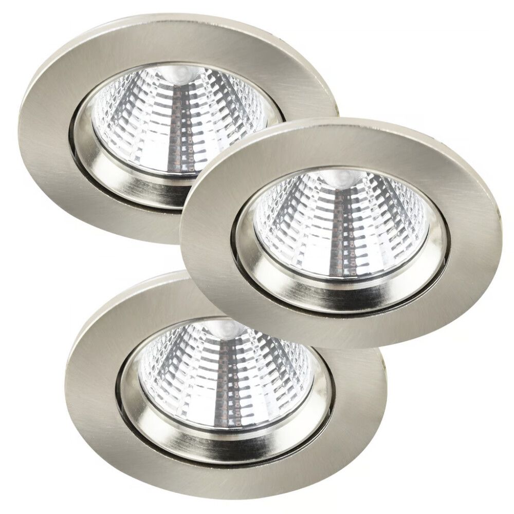 INNBYGGYGBINGSSPOT NORDLUX FREMONT 3 KIT STÅL 4,8W