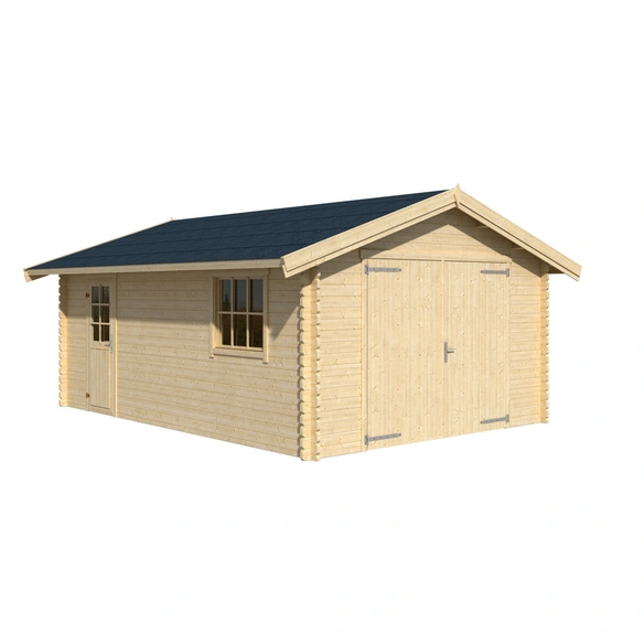 Gartenhaus »Yarik«, BxHxT: 473,7 x 273,6 x 583 cm (Außenmaße inkl. Dachüberstand), Holz