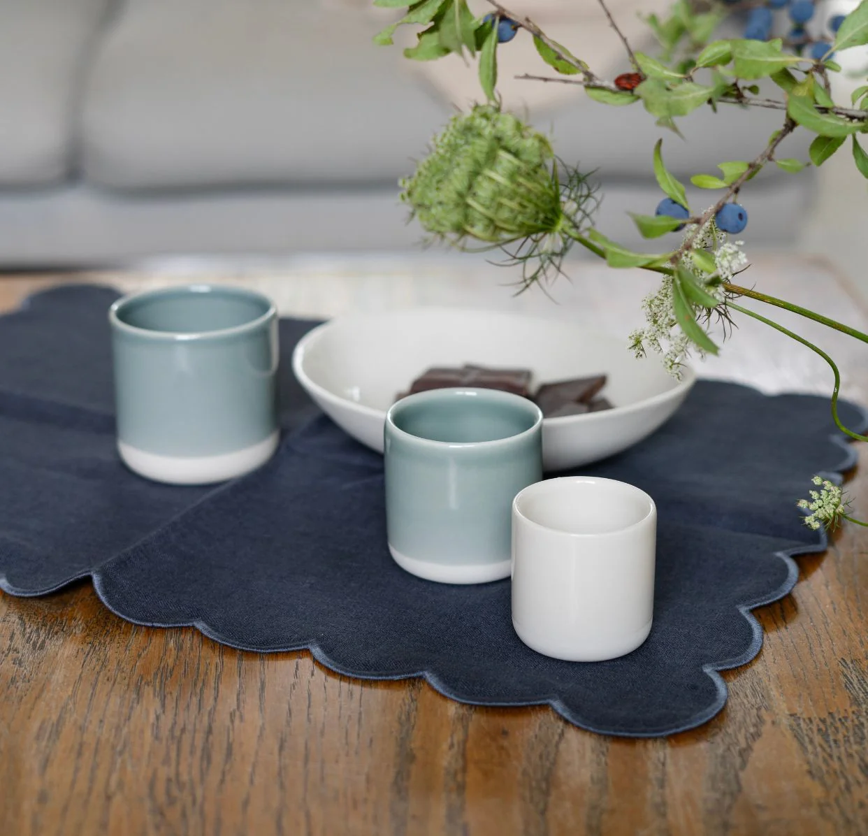 gobelet s gris oxyde