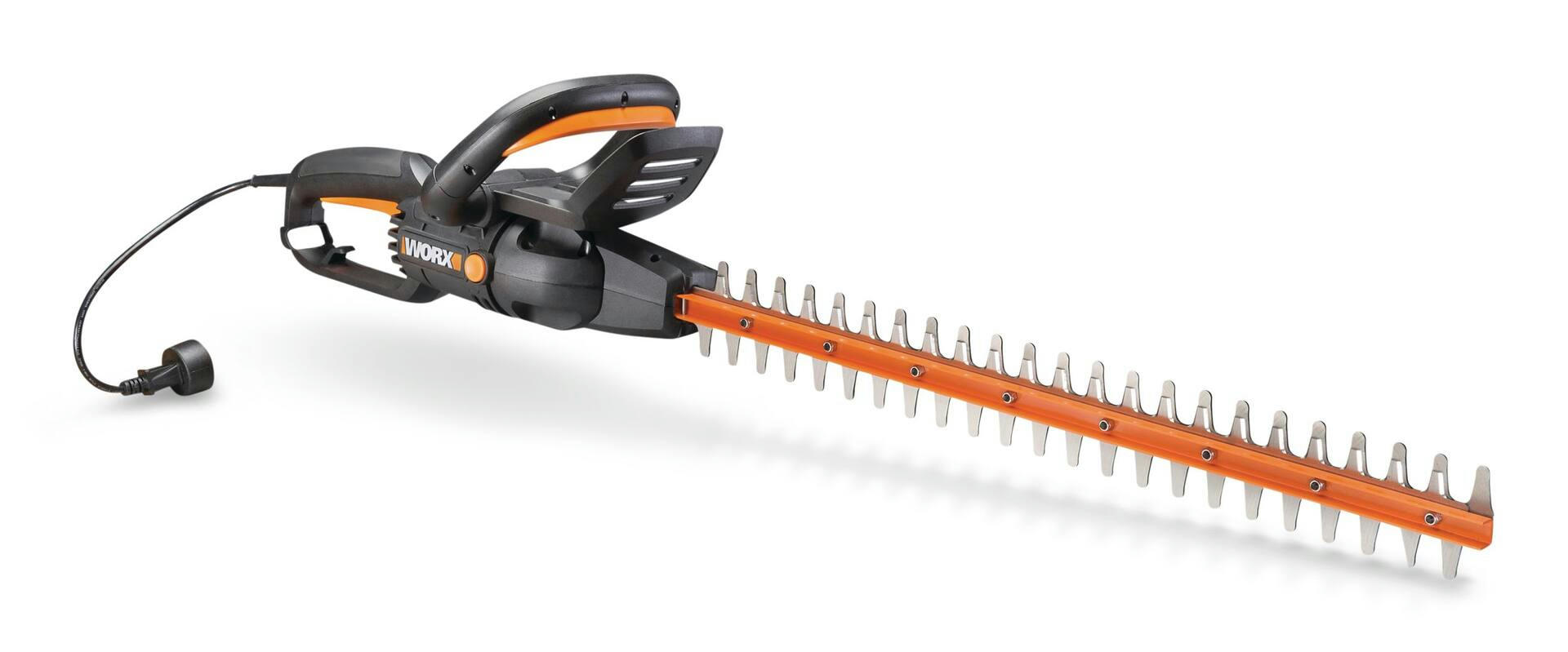 WORX WG217 4.5 Amp Electric Hedge Trimmer with 24-in Rotating Head