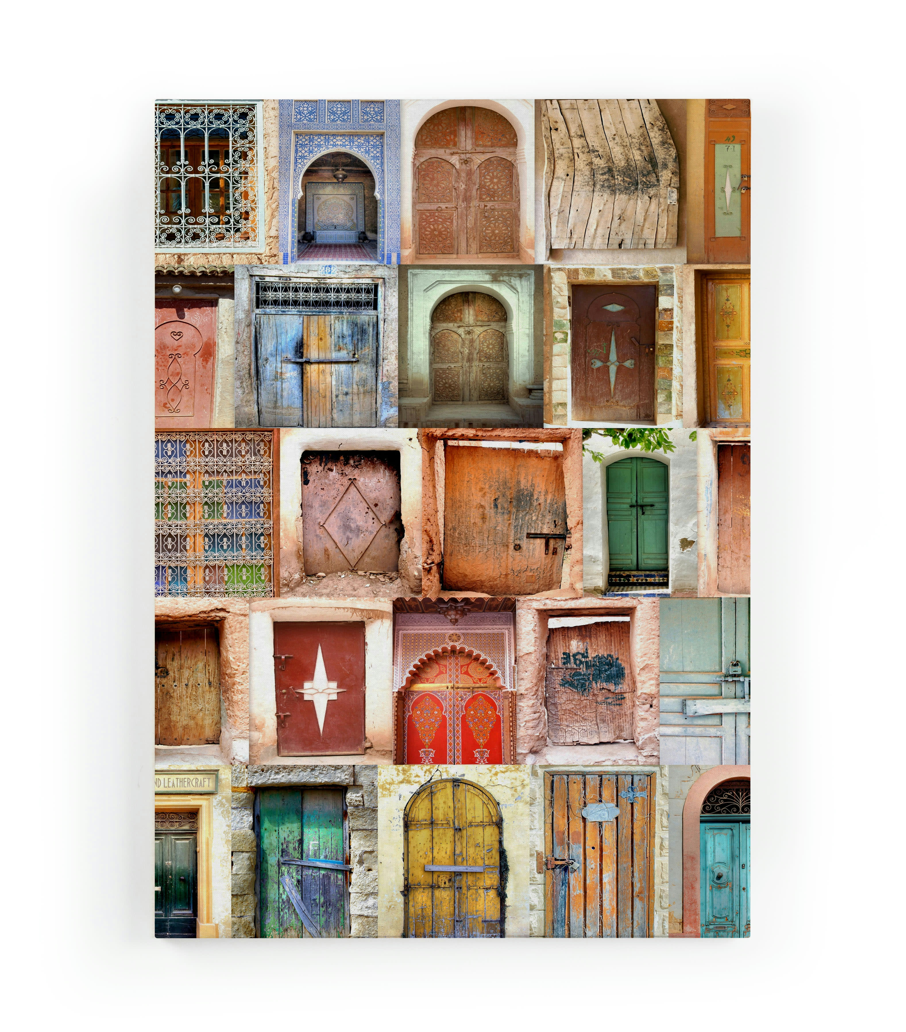 DOORS - Peinture sur toile 60x40 imprimé HD portes