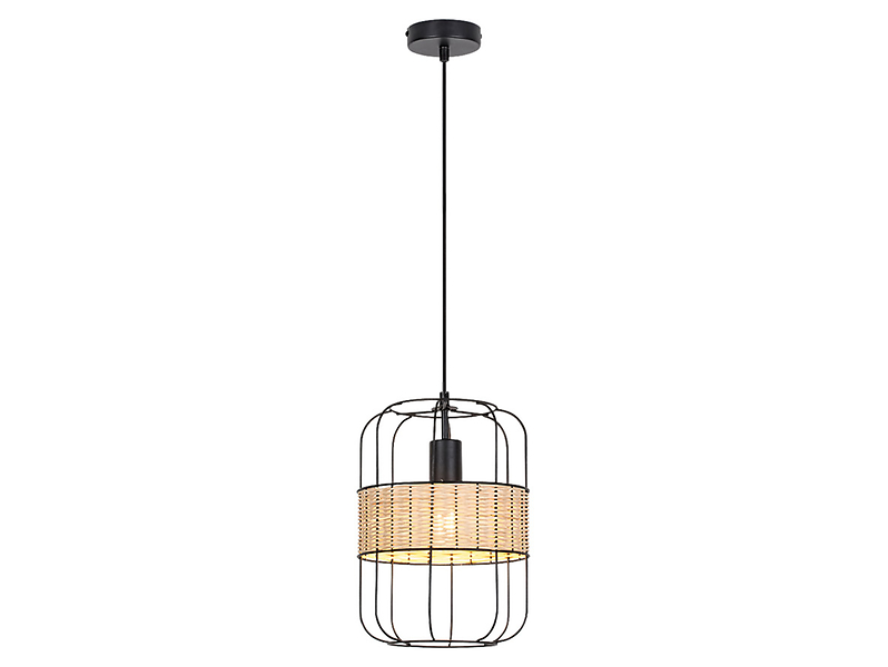 Lampa wisząca Indiana metalowa czarna