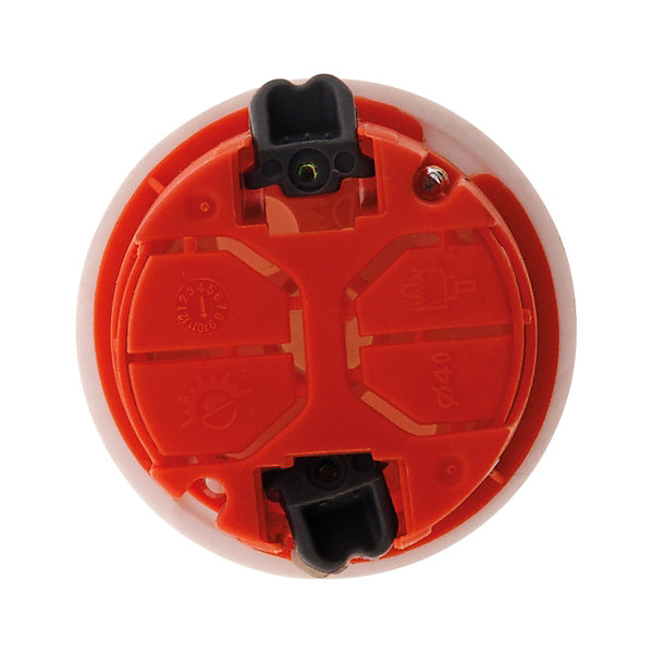 Boîte applique murs creux placo diamètre 40x40mm - Rouge - Zenitech