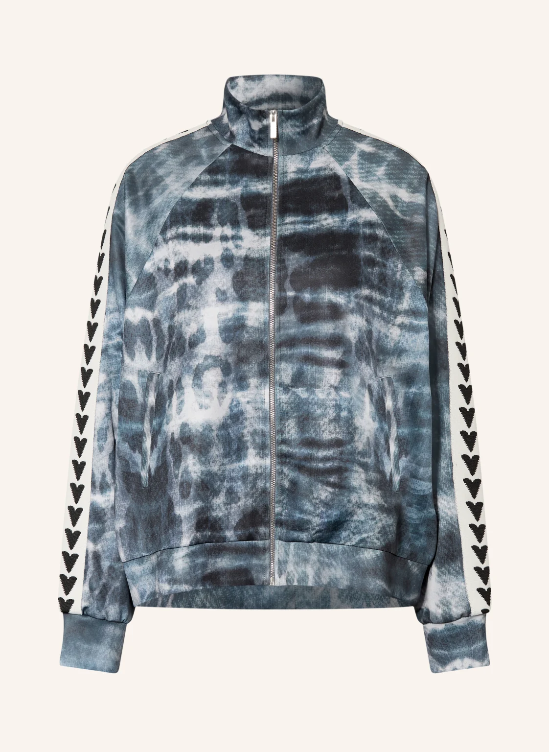 yippie hippie Sweatjacke mit Galonstreifen