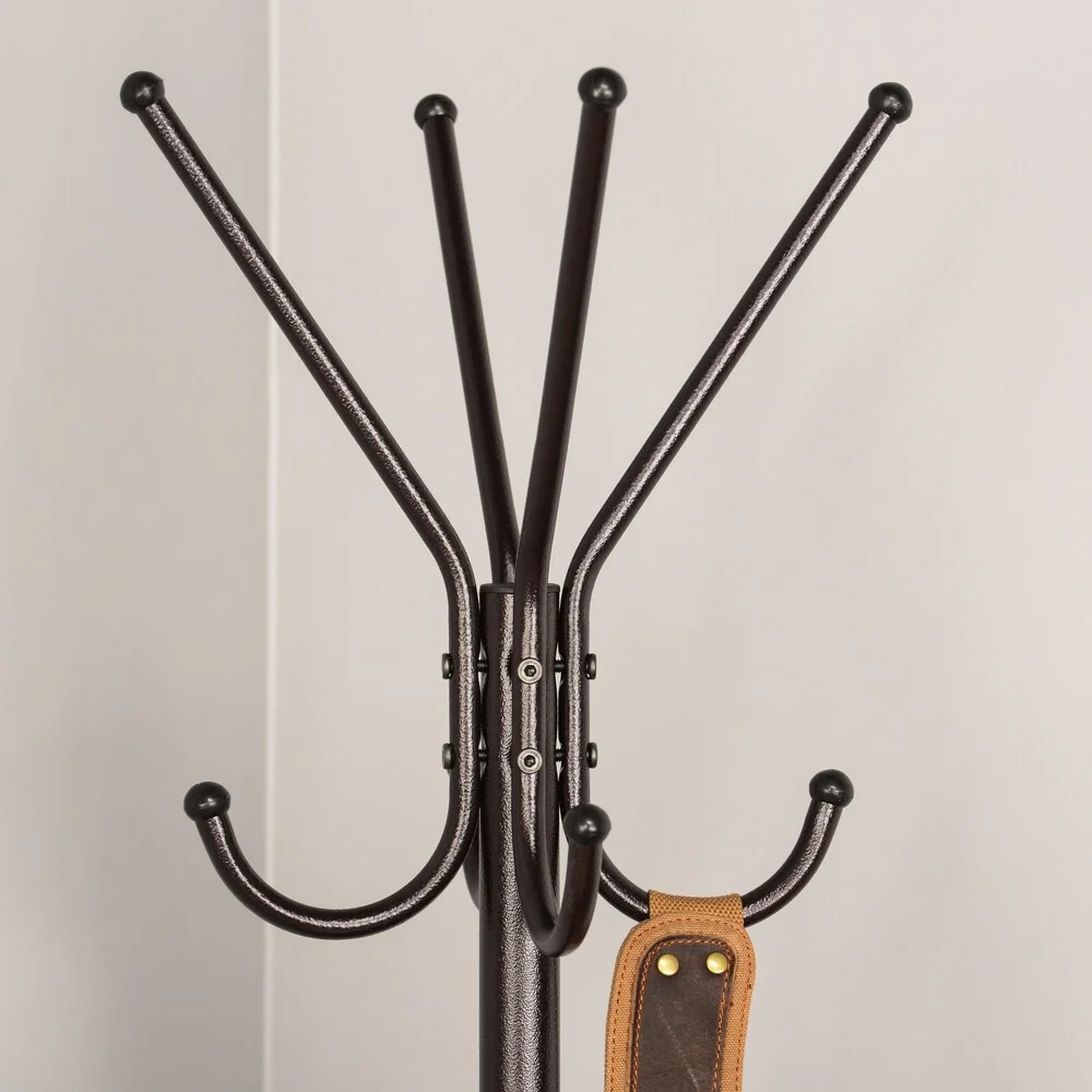 Classic 8-hook Metal Coat/ Hat Rack
