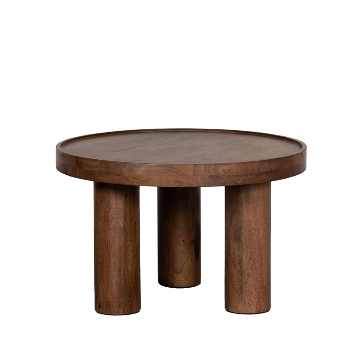 LABEL51 Salontafel Elly - Bruin Hout - 60x60x38cm