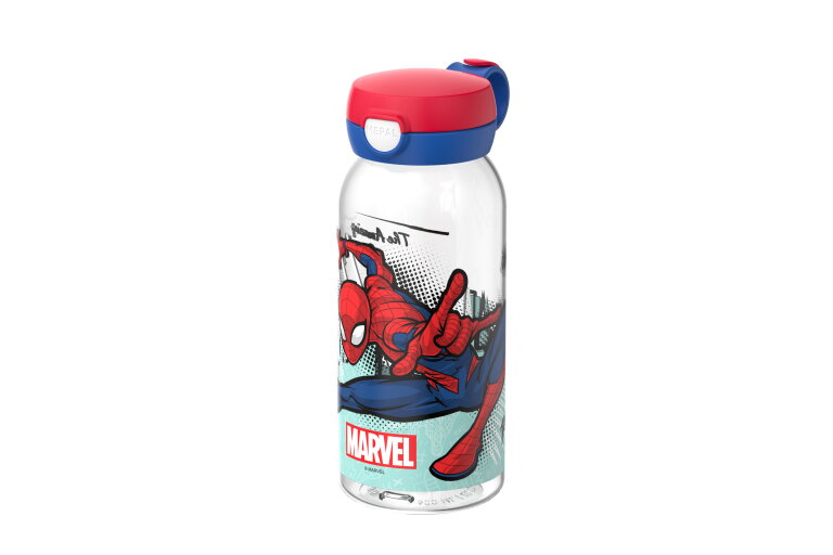 Campus drinkfles met flipdop 600 ml - Spiderman