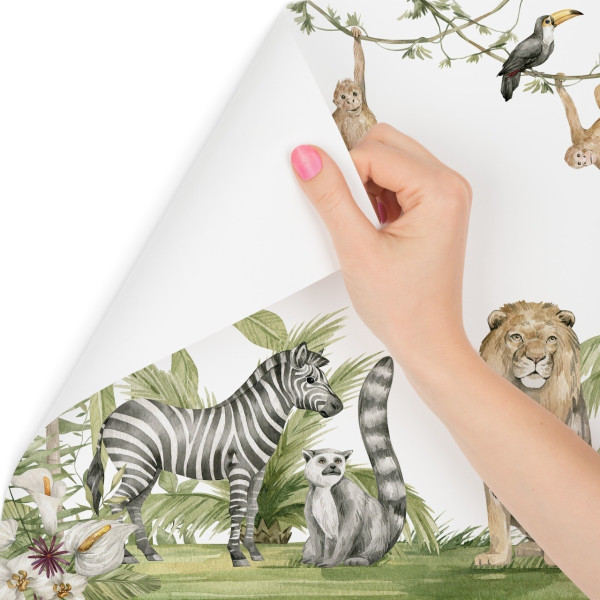 Fototapeta Dzikie ZWIERZĘTA Rośliny Natura 90x60cm