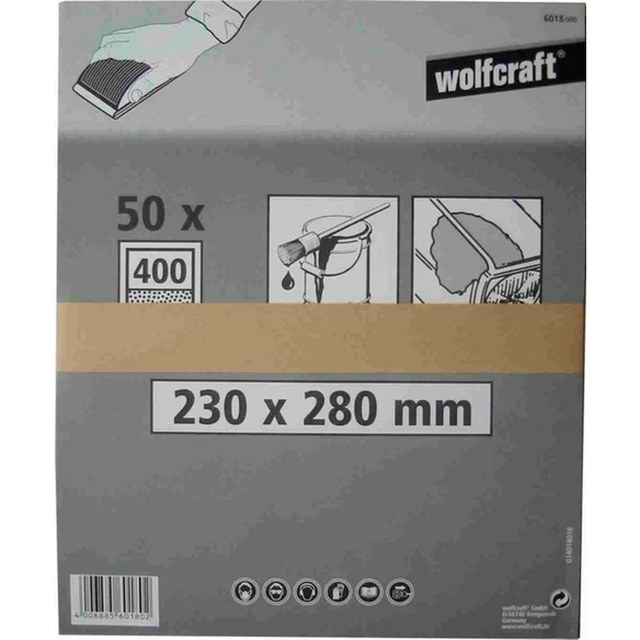Schleifpapierbogen, Farbe/Lack 230x280 mm K400