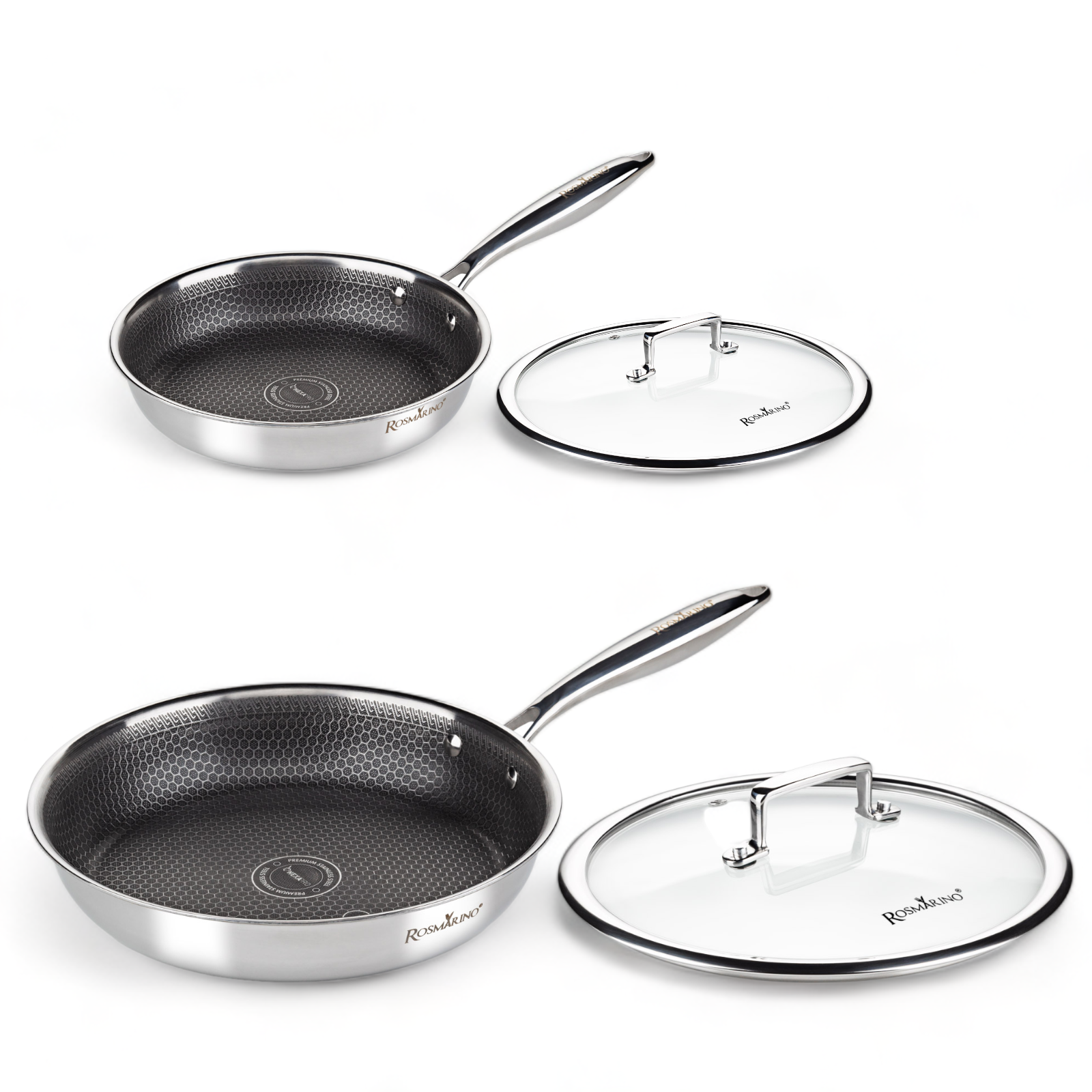 Rosmarino HexaPRO pannenset 4 delig - 24/28 cm
