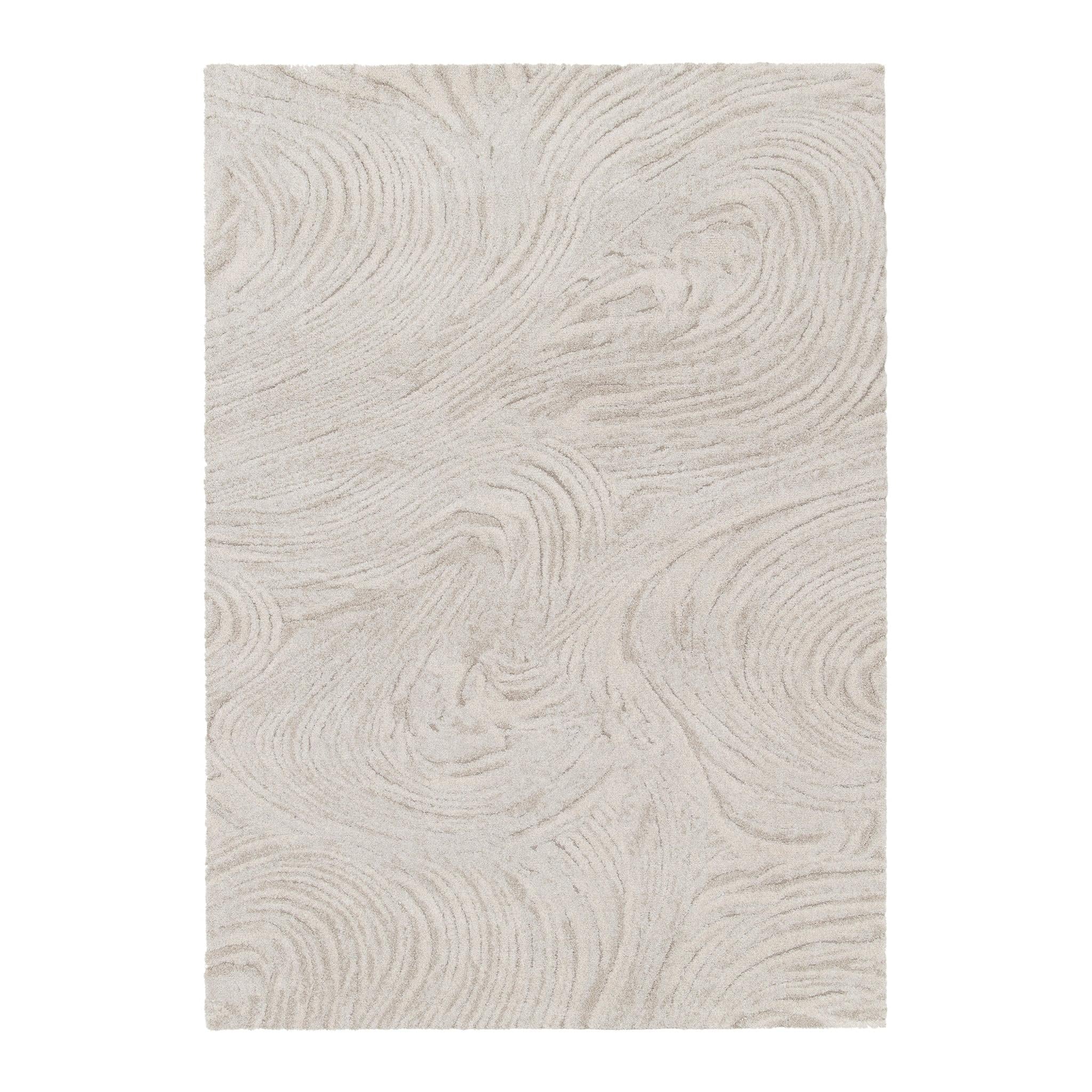AFK Living vloerkleed Brume - reliëfeffect - beige - 160 x 230 cm