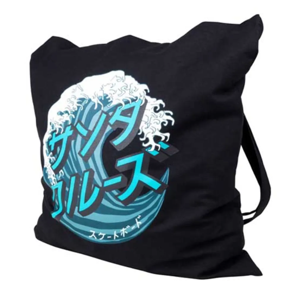 Santa Cruz Japanese wave dot tote bag