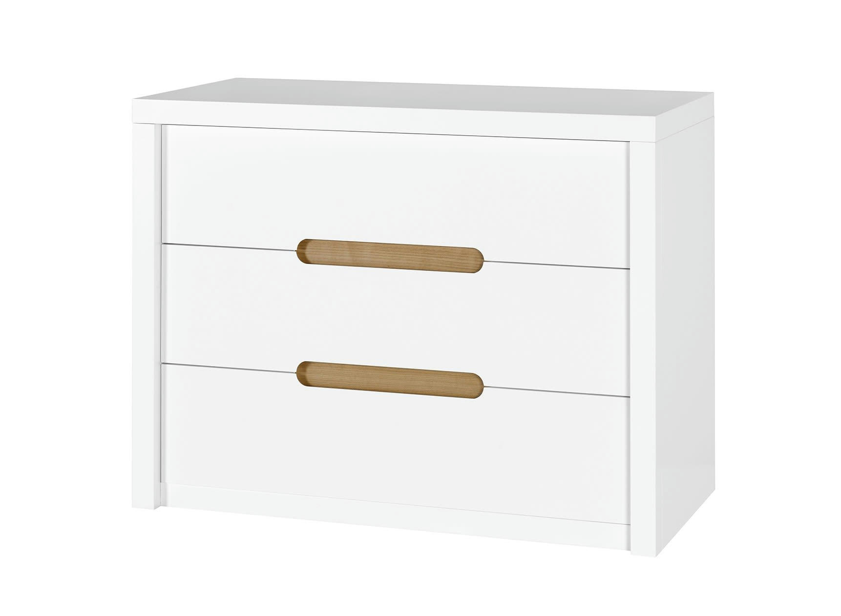 ANGEL - Commode enfant 3 tiroirs Blanc
