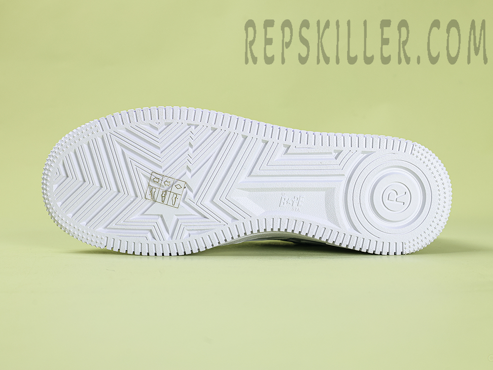 A BATHING APE BapeSta ABC Camo Blue Low Sneakers