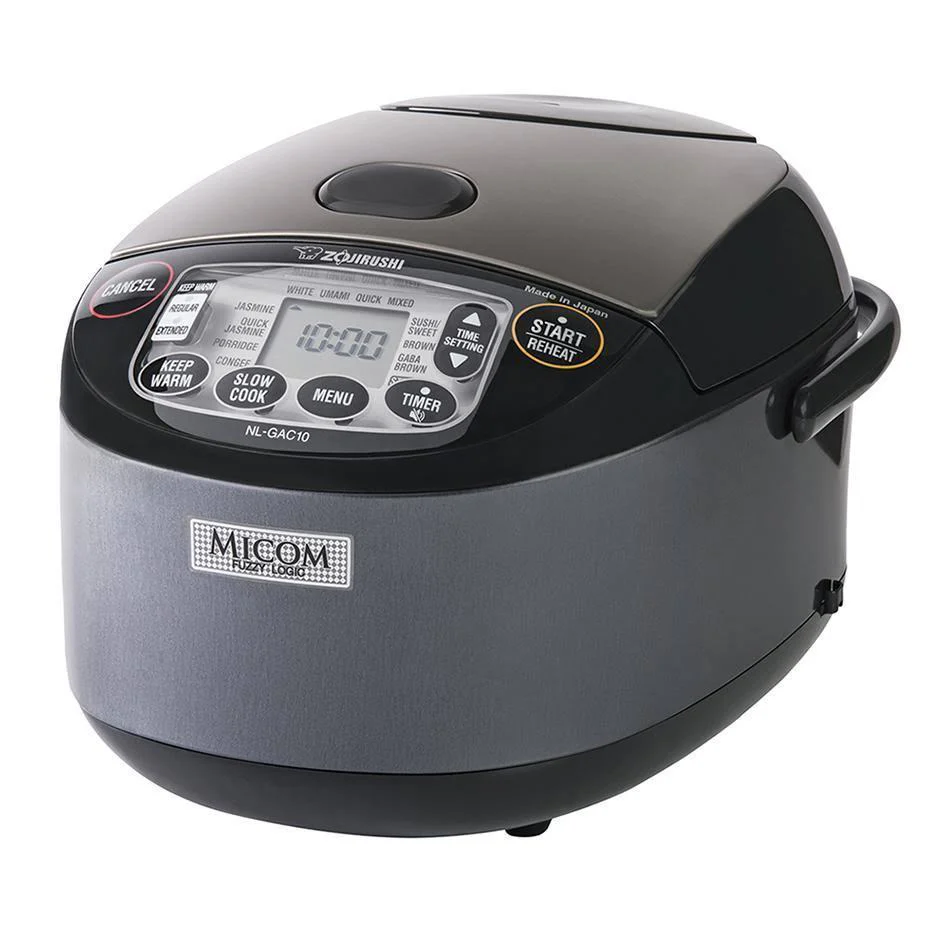 5.5 Cup Umami Micom Rice Cooker & Warmer Metallic Black