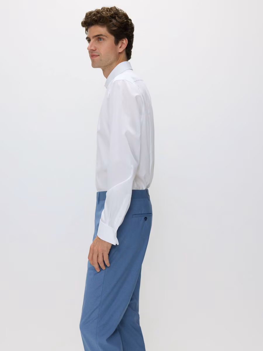 Suit Trousers With Wool Blend