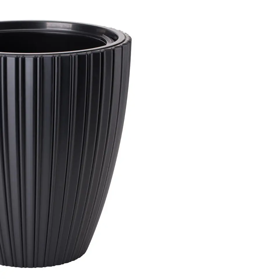 Form Plastic Plantenpot - kunststof - antraciet - D30 x H32 cm