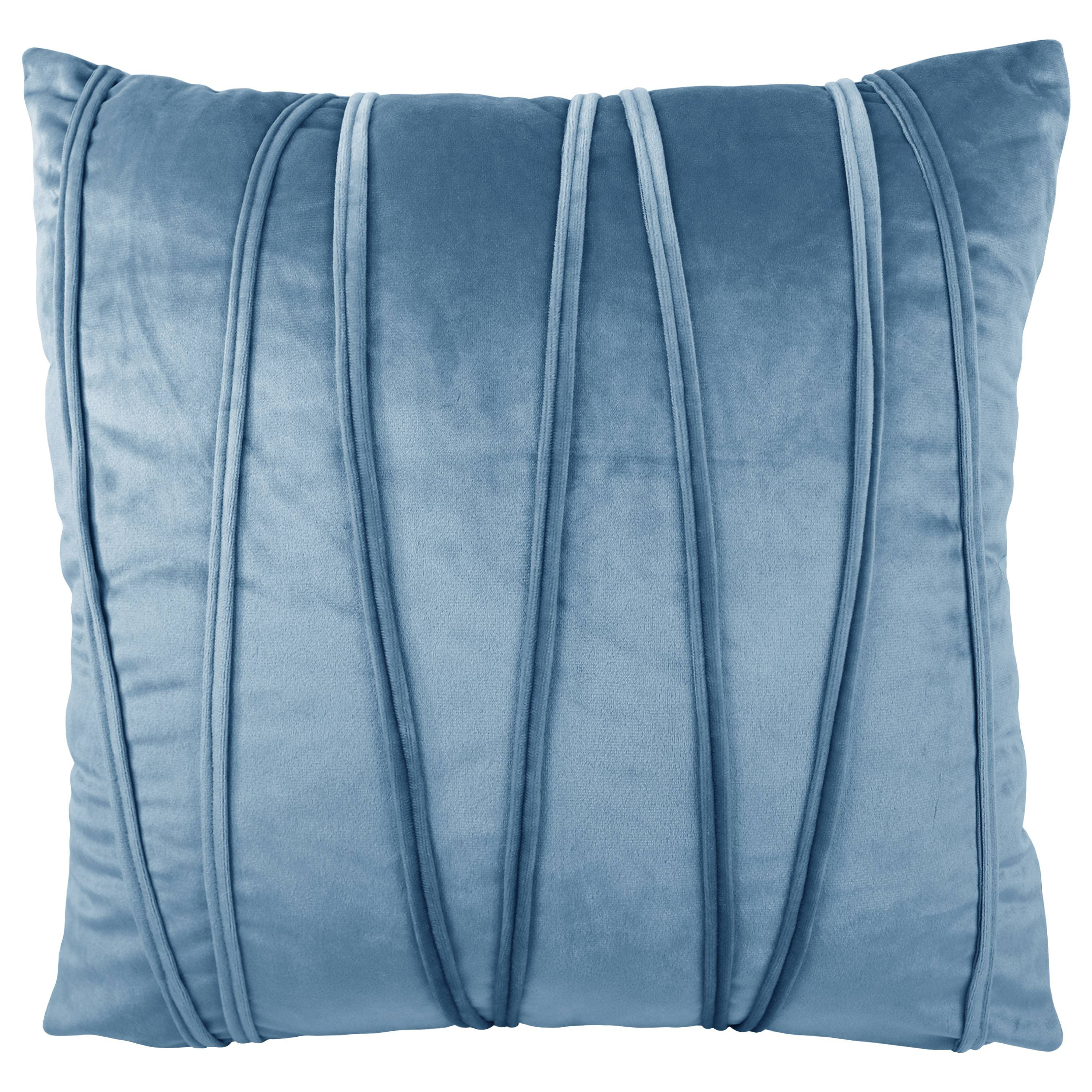 Poszewka Dekoracyjna 45x45 cm MONTREAL Velvet Welurowa - Niebieski