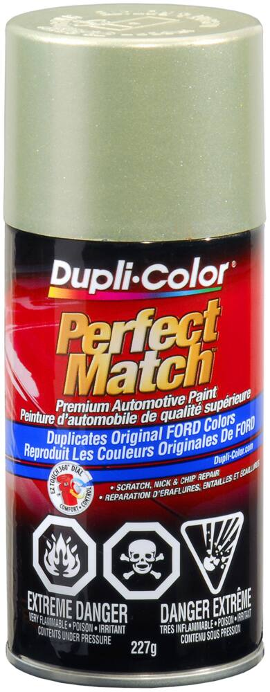 Dupli-Color Perfect Match Premium Acrylic Lacquer Automotive Aerosol Spray Paint, Gold Ash Metallic (C2), 227-g