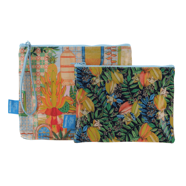 NECESSAIRE CONJUNTO COM 2 PEÇAS SAUDADE TROPICAL