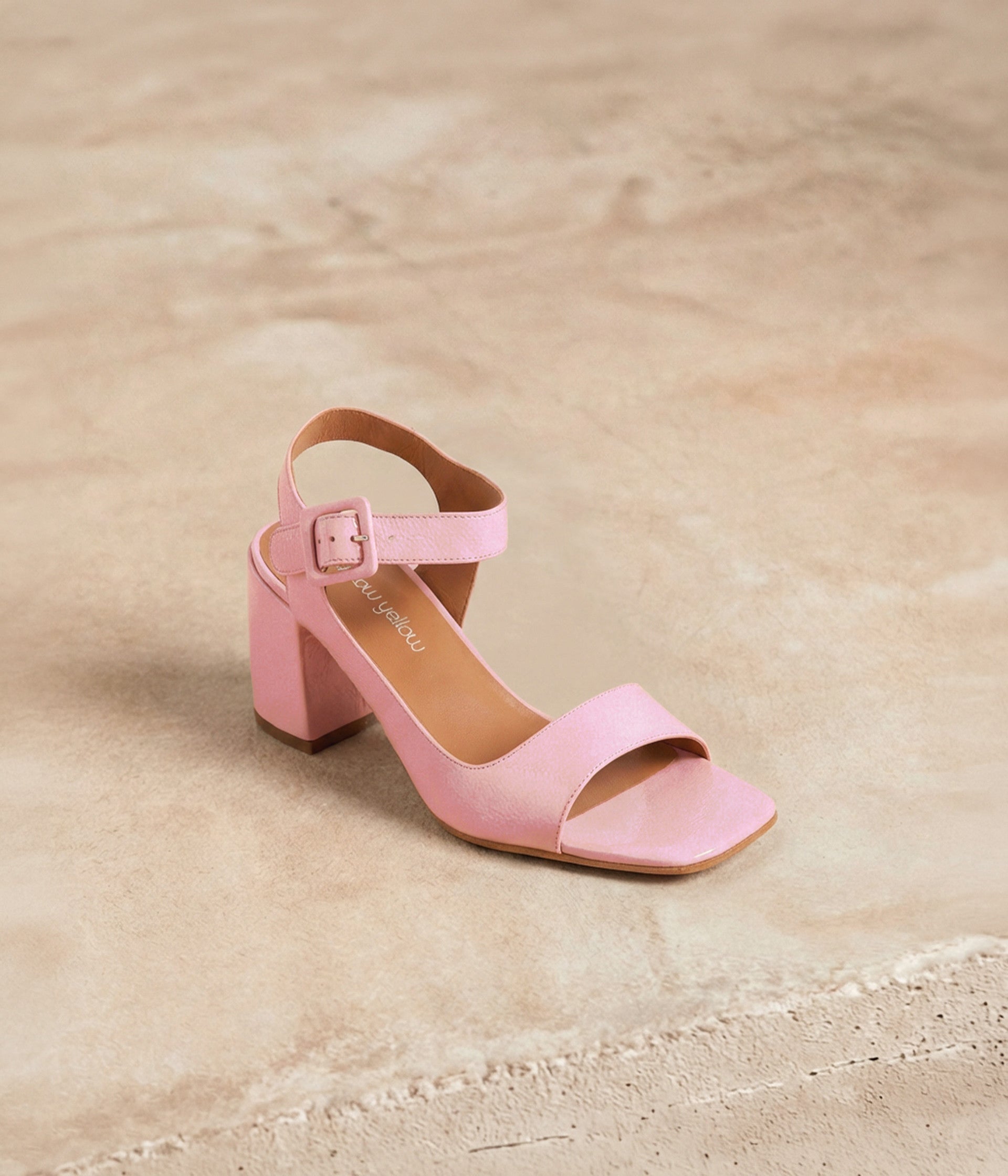 Sandales vernies roses Léondre