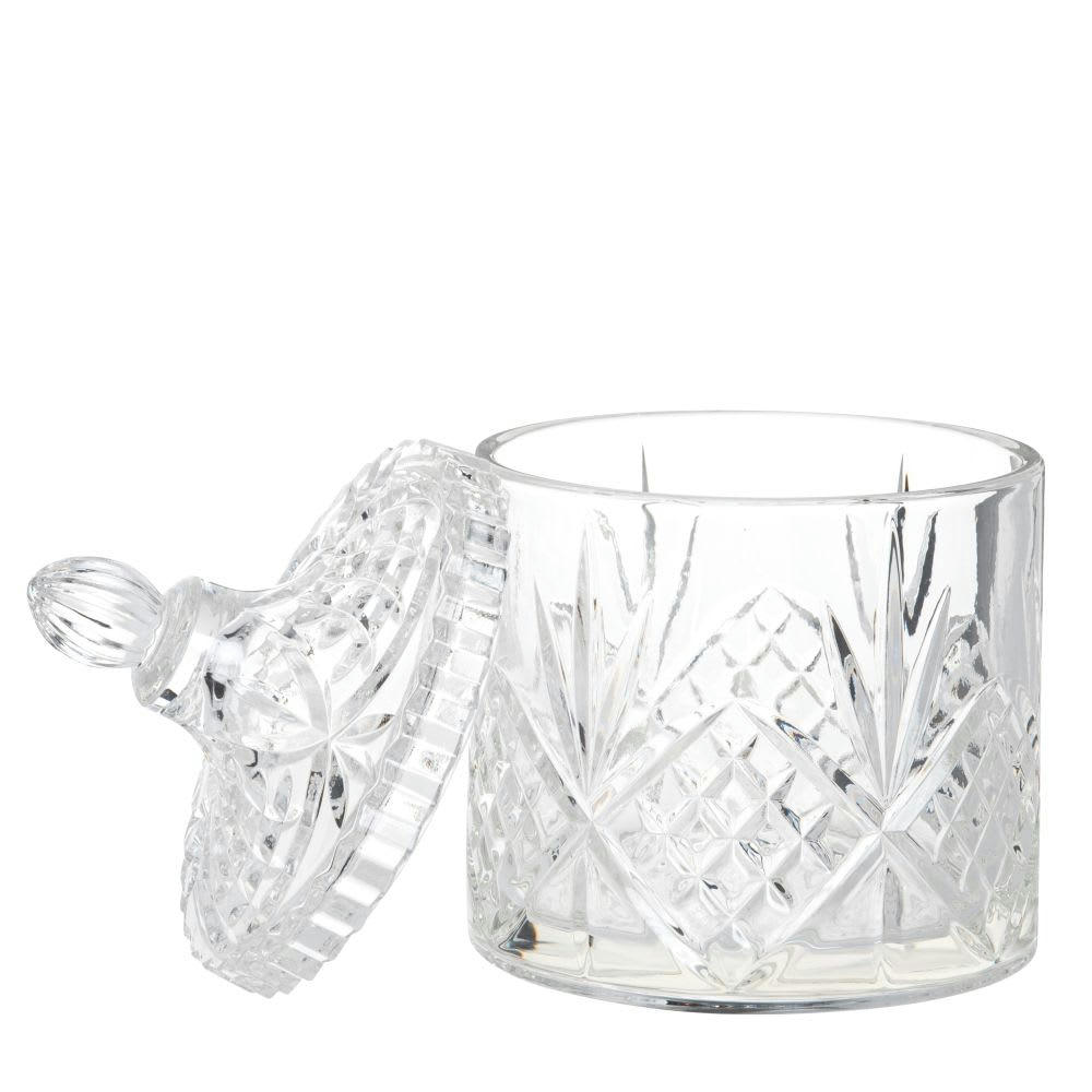 Ferrara - Bonbonnière en verre travaillé