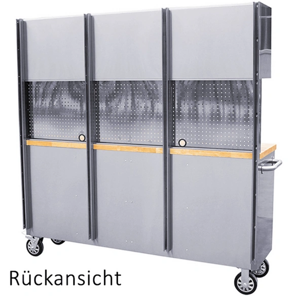 Werkstatt-Set, silber, Metall