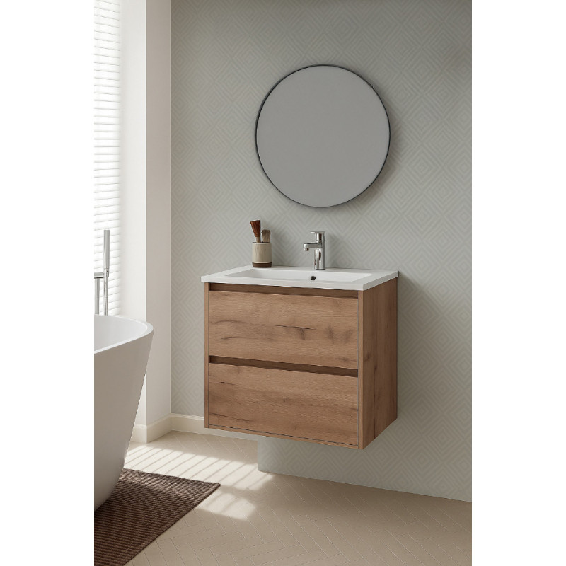 Meuble sous plan Melanie chêne 60 cm THYS