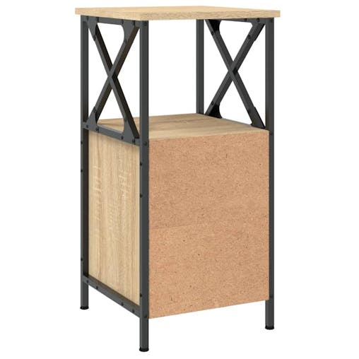 NNEVL Bedside Cabinets 2 pcs Sonoma Oak 34x35.5x70 cm Engineered Wood
